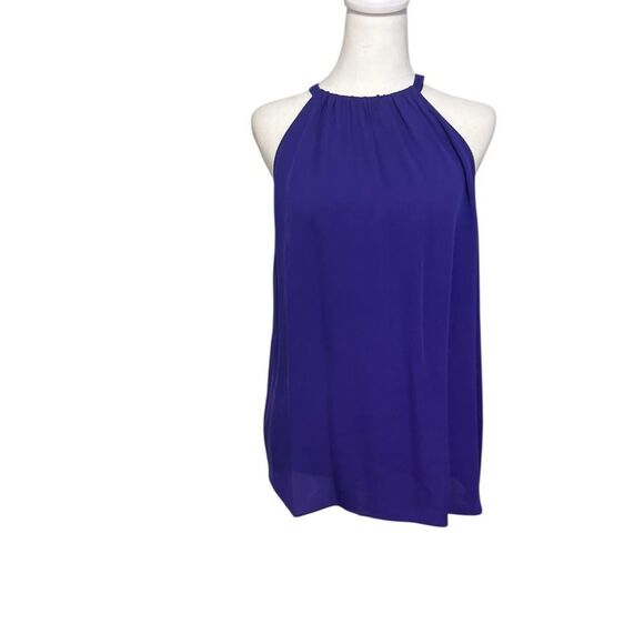 Diane von FURSTENBERG Silk top
Medium Purple Halter Keyhole nwt - Picture 2 of 14